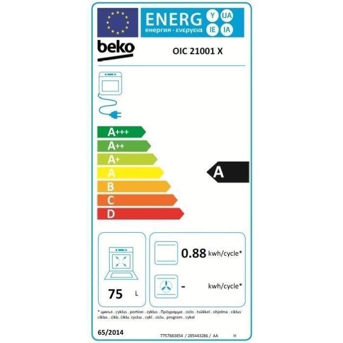  OIC21001X-Four électrique encastrable-Convection3